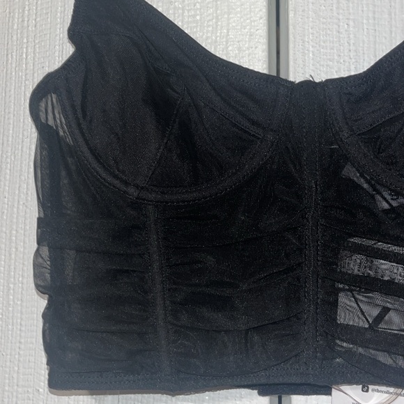 Tic Toc semi sheer corset - Picture 2 of 4